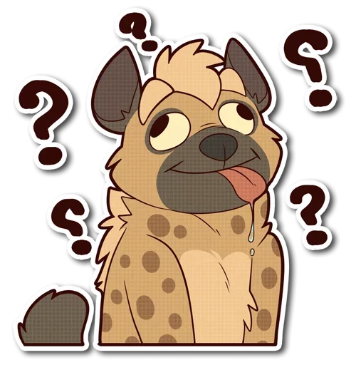 Telegram Sticker «little Hyena» 🤪