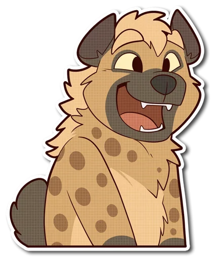 little Hyena  stiker 😙