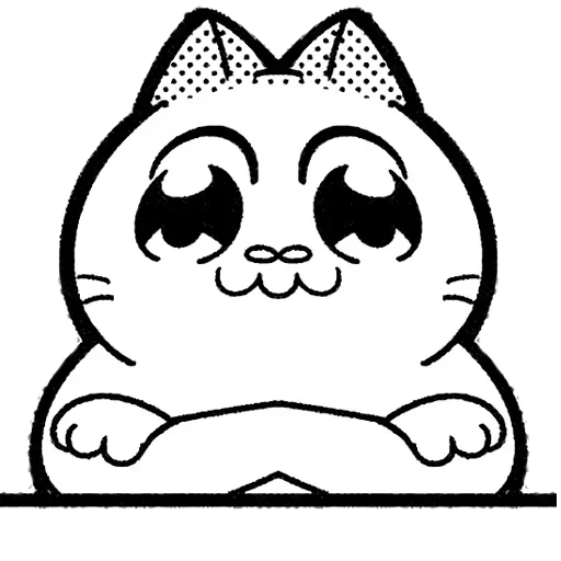 Telegram stiker «Гипнотизирующий Кот» 😛