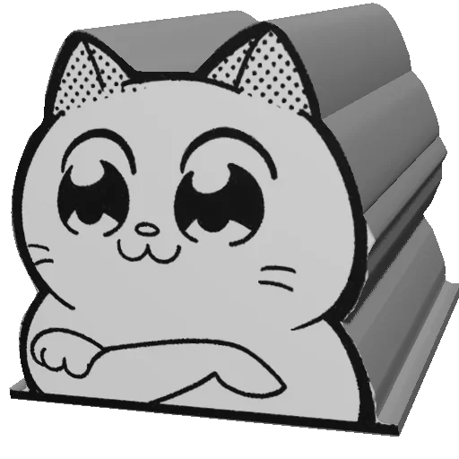 Стікер Telegram «Гипнотизирующий Кот» 🥳