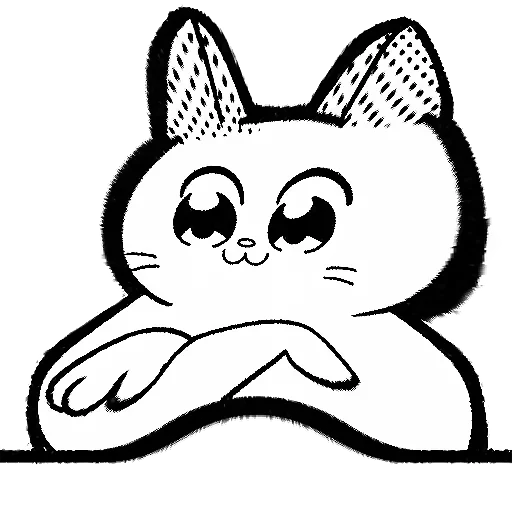 Telegram stiker «Гипнотизирующий Кот» 🤩