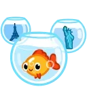 Gold Fish emoji ✈️