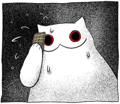 Емодзі Gloomy Cat 