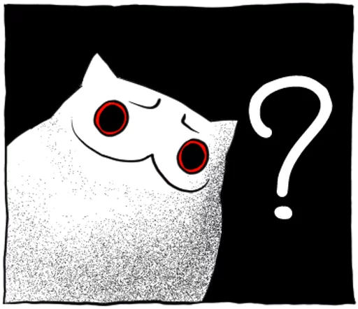 Gloomy Cat emoji ❓