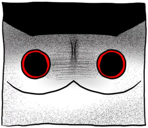 Эмодзи Gloomy Cat 