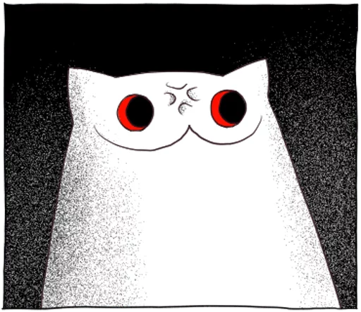 Емодзі Gloomy Cat 