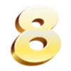 Golden Font  emoji 8️⃣