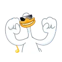 Эмодзи goose emoji 😎