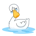 Эмодзи goose emoji 😢