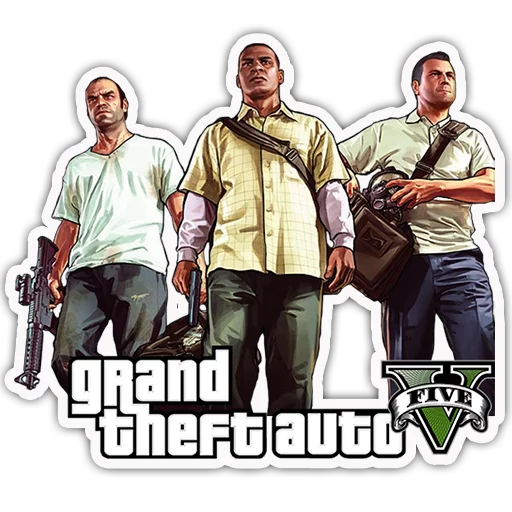 Telegram Sticker «Grand Theft Auto - S4T.tv» ️