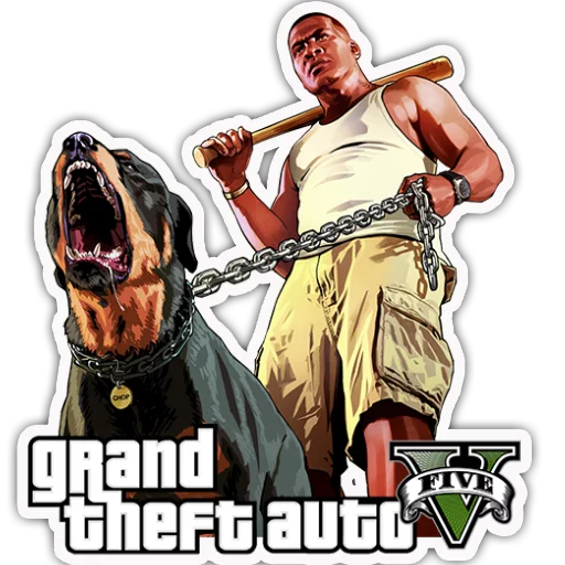 Telegram stiker «Grand Theft Auto - S4T.tv» ️