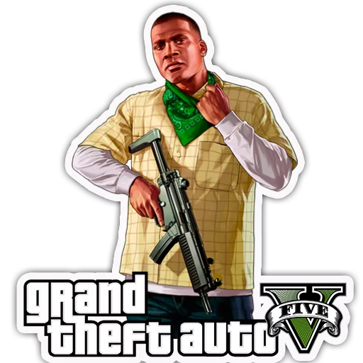 Стікер Telegram «Grand Theft Auto - S4T.tv» ️