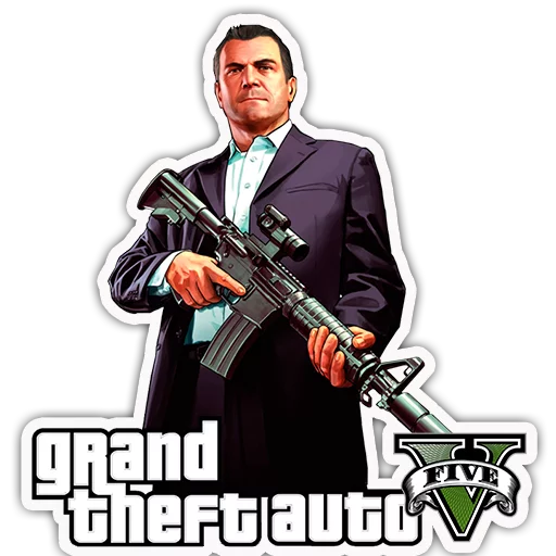 Telegram stiker «Grand Theft Auto - S4T.tv» ️