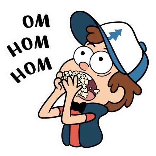Telegram Sticker «Gravity Falls из VK» 🍔