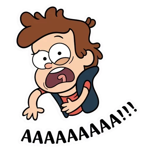 Telegram Sticker «Gravity Falls из VK» 😲
