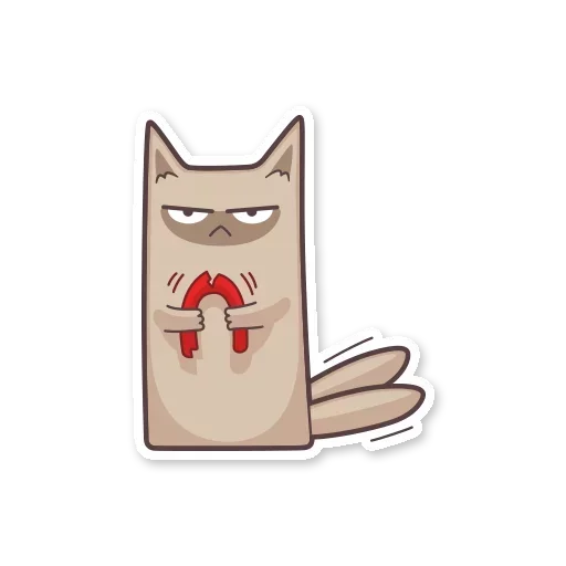 Gray Kitten emoji 😣