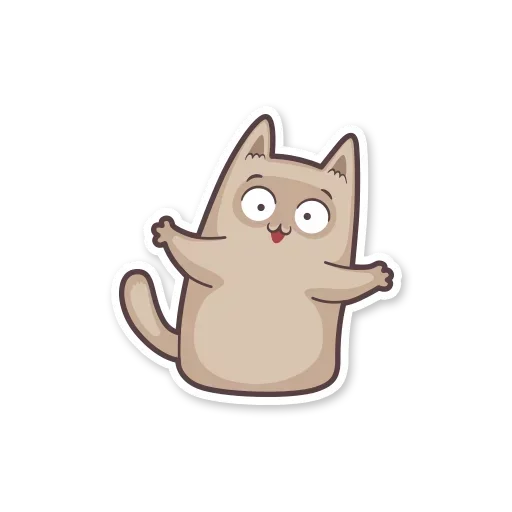 Telegram Sticker «Gray Kitten» 😀