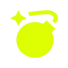 Кислотно зеленый алфавит emoji 💣