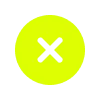 Кислотно зеленый алфавит emoji ❎