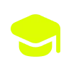 Кислотно зеленый алфавит emoji 🎓