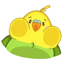 Зелёный Птенчик emoji 🥺