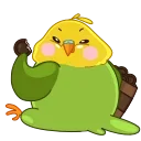 Зелёный Птенчик emoji 🍪