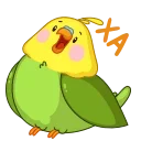 Зелёный Птенчик emoji 😅