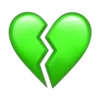 green fei emoji 💔
