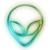 Telegram emoji Green neon