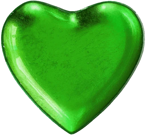 Стикер Telegram «green_heart» 💚