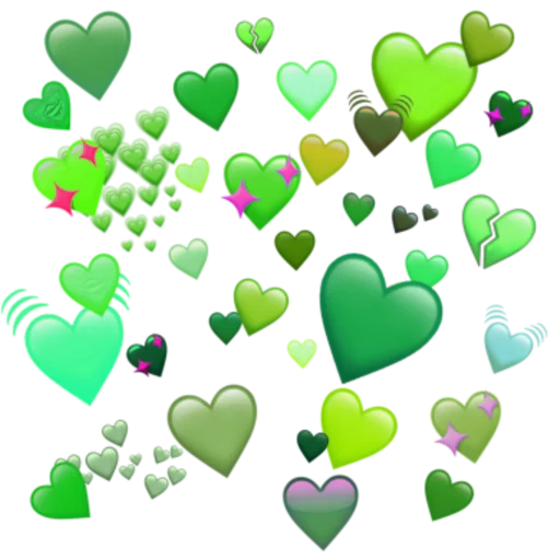 Стикер Telegram «green_heart» 💚