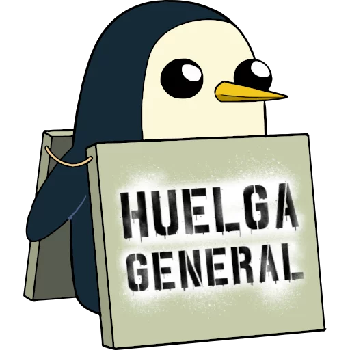 Стикер Telegram «Gunter (Hora de aventuras) - Frases» 