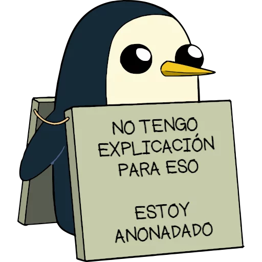 Стикер Gunter (Hora de aventuras) - Frases 🐧