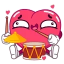 Heart emoji 🥁