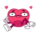 Heart emoji 😱