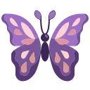 Емодзі телеграм Butterflies