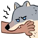 Wolf emoji 🤬