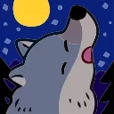 Wolf emoji 🐺