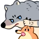 Wolf emoji 😡
