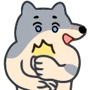 Wolf emoji ✊