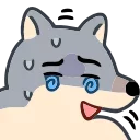 Wolf emoji 😵‍💫