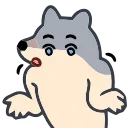 Wolf emoji 🤷‍♂️