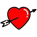 Valentine emoji 💘