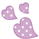Valentine emoji 💜