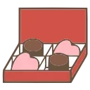 Valentine emoji 🍫