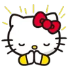 Эмодзи телеграм Hello Kitty