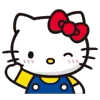 Емодзі телеграм Hello Kitty