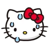Hello Kitty emoji 😥