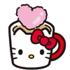 Hello Kitty emoji ☕️
