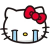 Hello Kitty emoji 😭